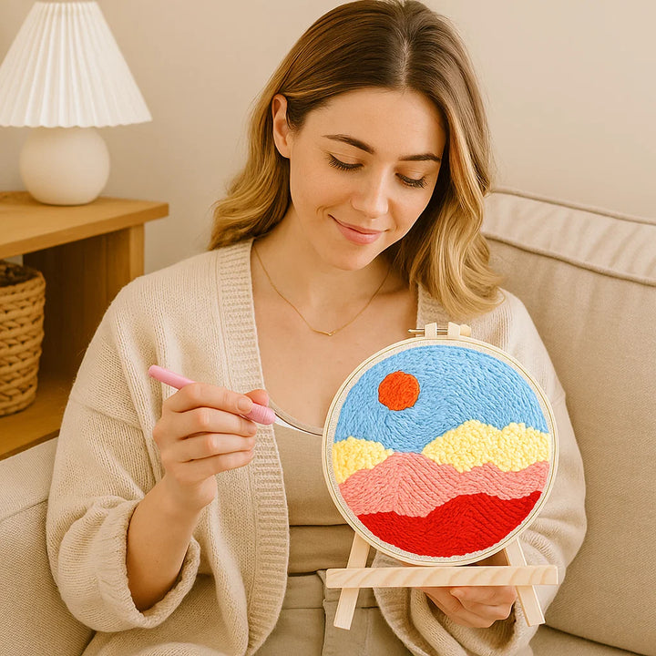 Lisslune | Relaxing embroidery set with various designs
