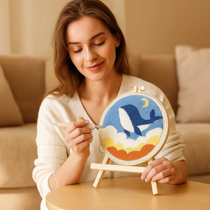 Lisslune | Relaxing embroidery set with various designs