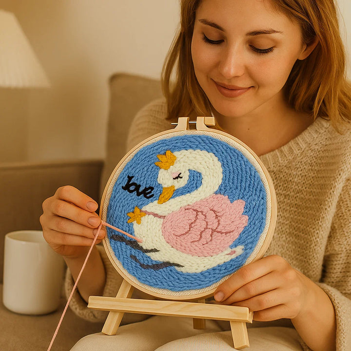 Lisslune | Relaxing embroidery set with various designs