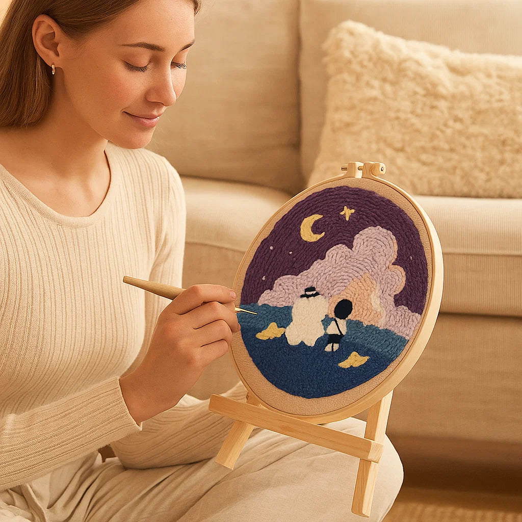 Lisslune | Relaxing embroidery set with various designs
