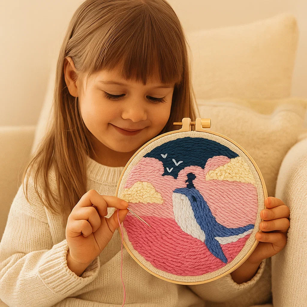 Lisslune | Relaxing embroidery set with various designs
