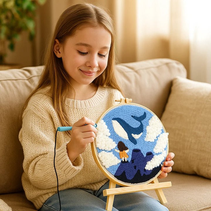 Lisslune | Relaxing embroidery set with various designs
