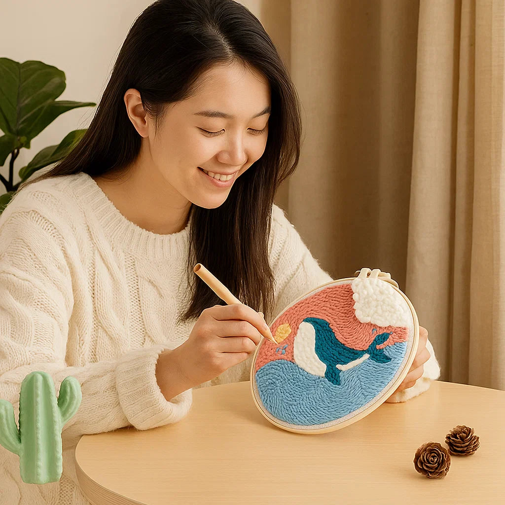 Lisslune | Relaxing embroidery set with various designs