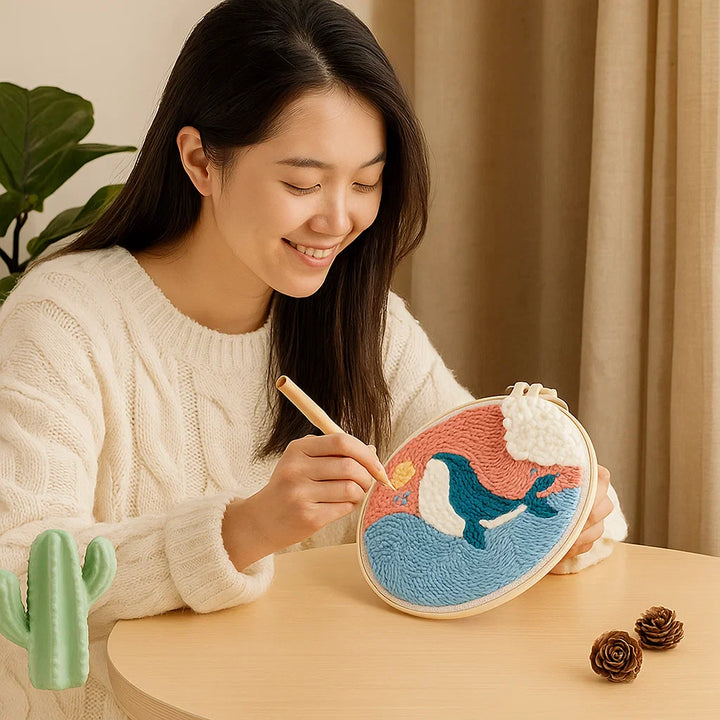 Lisslune | Relaxing embroidery set with various designs