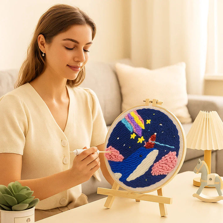 Lisslune | Relaxing embroidery set with various designs