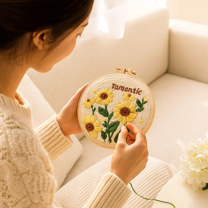 Lisslune | Relaxing embroidery set with various designs