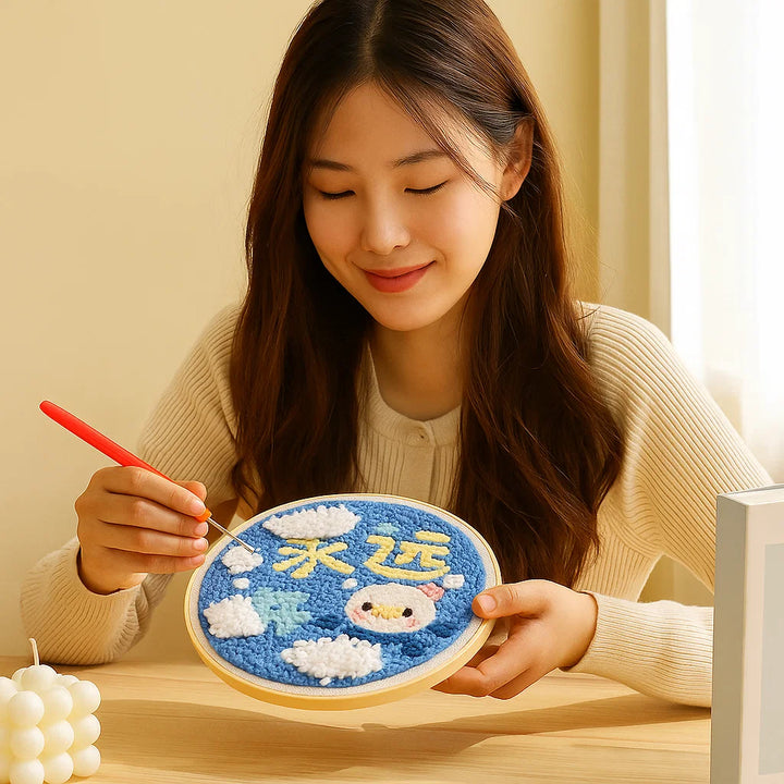 Lisslune | Relaxing embroidery set with various designs