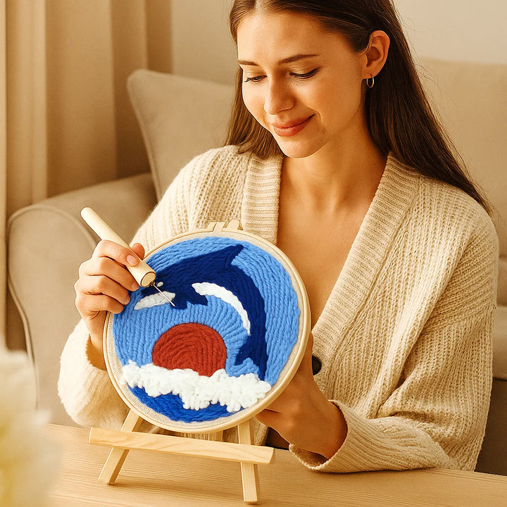 Lisslune | Relaxing embroidery set with various designs