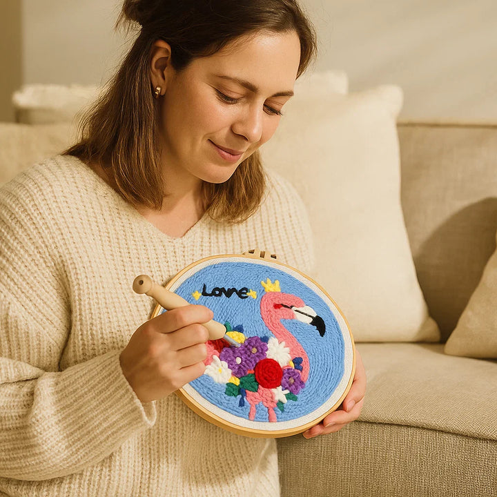 Lisslune | Relaxing embroidery set with various designs