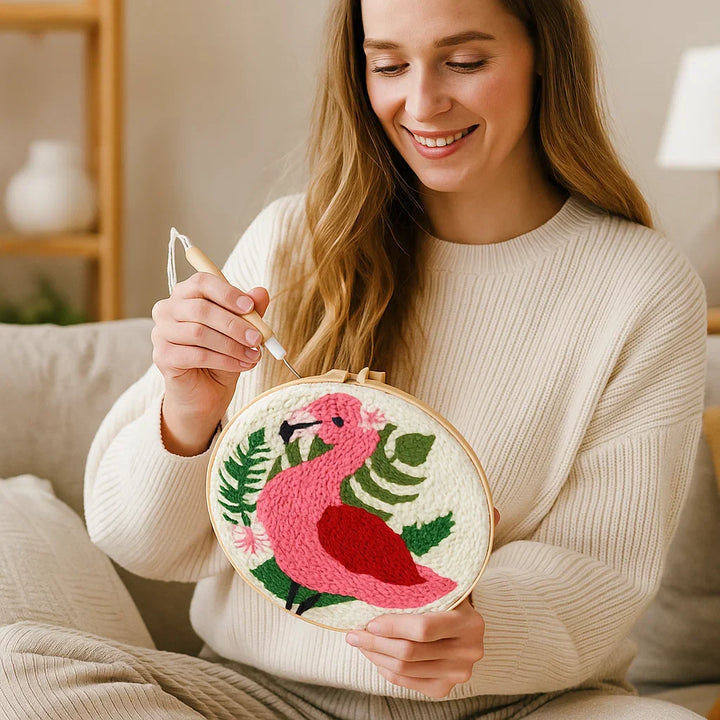 Lisslune | Relaxing embroidery set with various designs