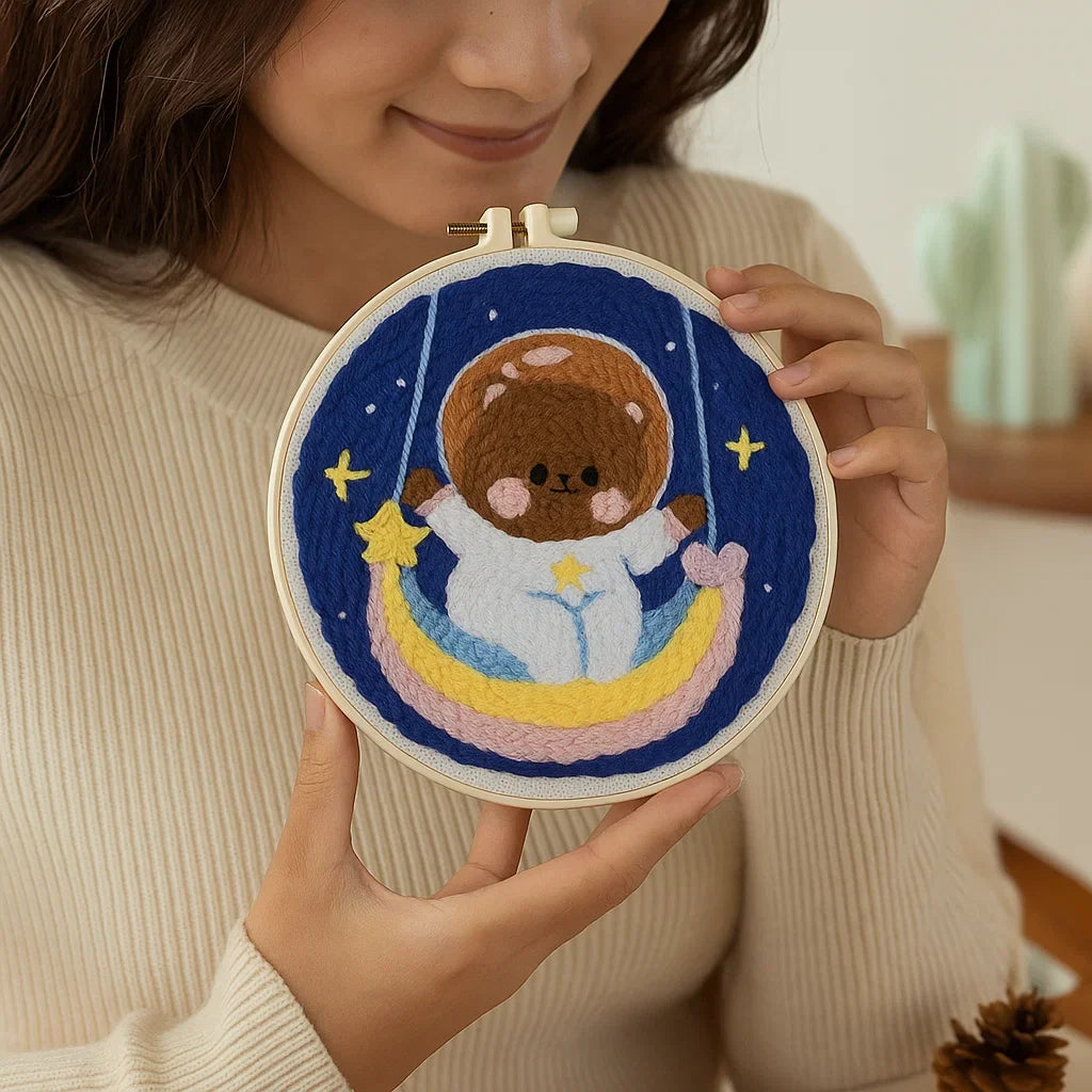 Lisslune | Relaxing embroidery set with various designs
