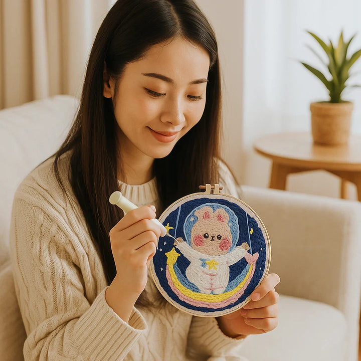 Lisslune | Relaxing embroidery set with various designs