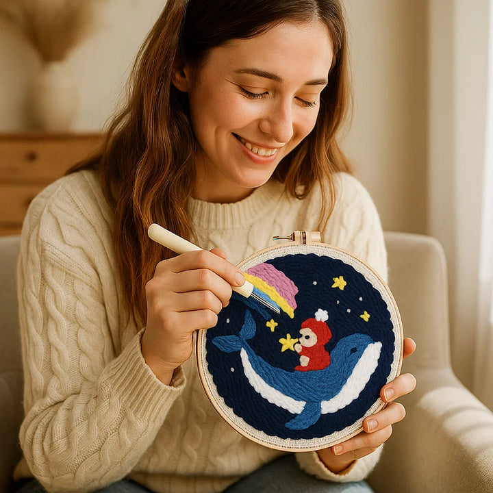 Lisslune | Relaxing embroidery set with various designs