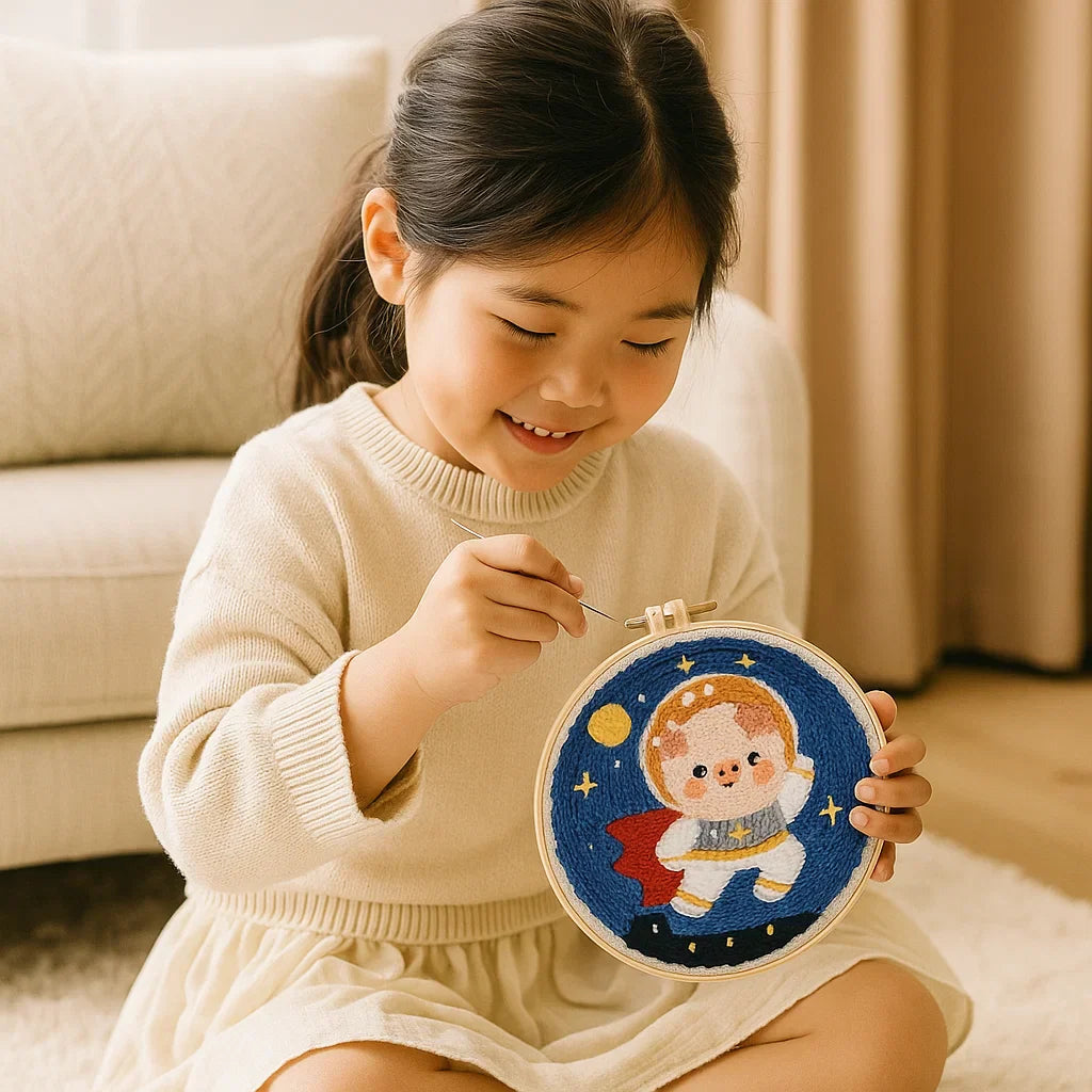 Lisslune | Relaxing embroidery set with various designs