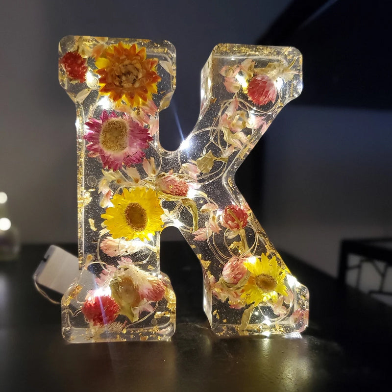 Lisslune | Floral Resin Night Light