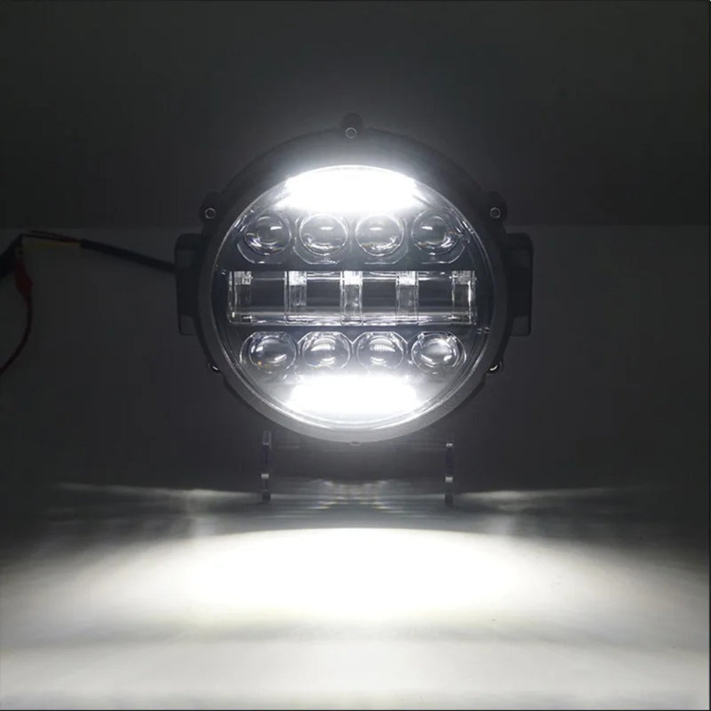 Lisslune | High Power LED Driving Light 7" | Long-Range Car & 4x4 Spotlight