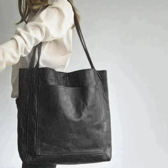 Lisslune | Eva | Luxury Leather Handbag for Women – Elegant Everyday Shoulder Bag with Inner Compartments