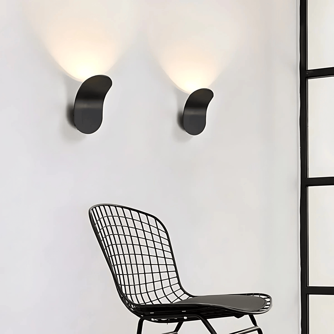 Lisslune | Modern Curved Wall Lamp with LED Light