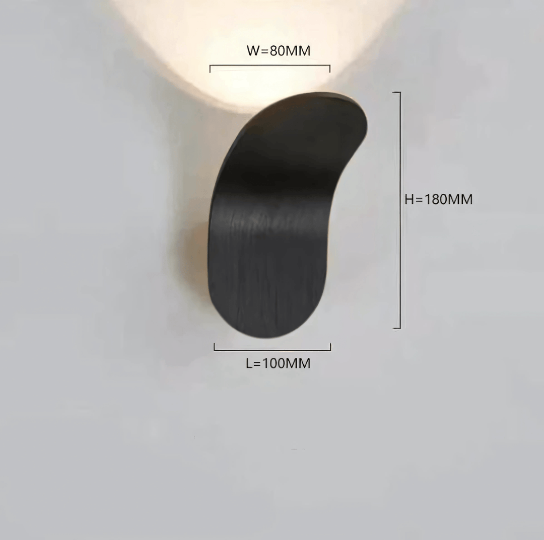Lisslune | Modern Curved Wall Lamp with LED Light