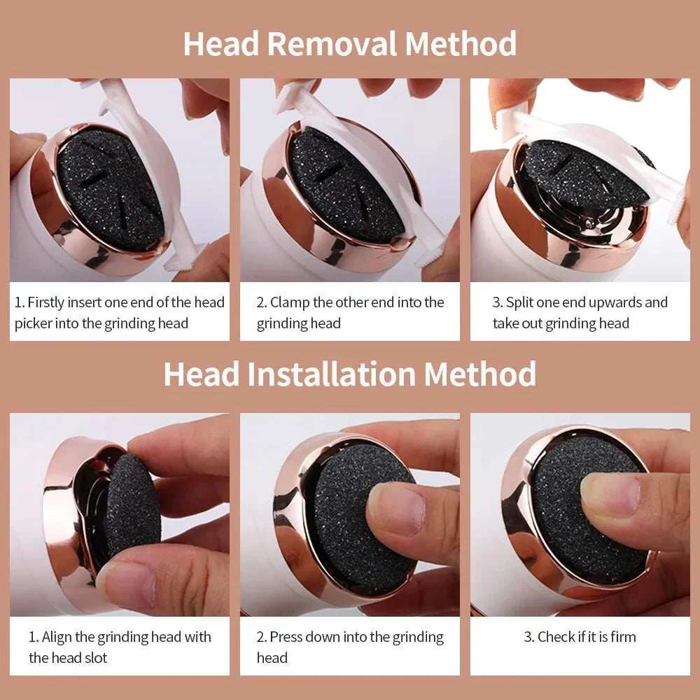 Lisslune | KallusCare – Rechargeable Callus Remover for Smooth & Silky Feet