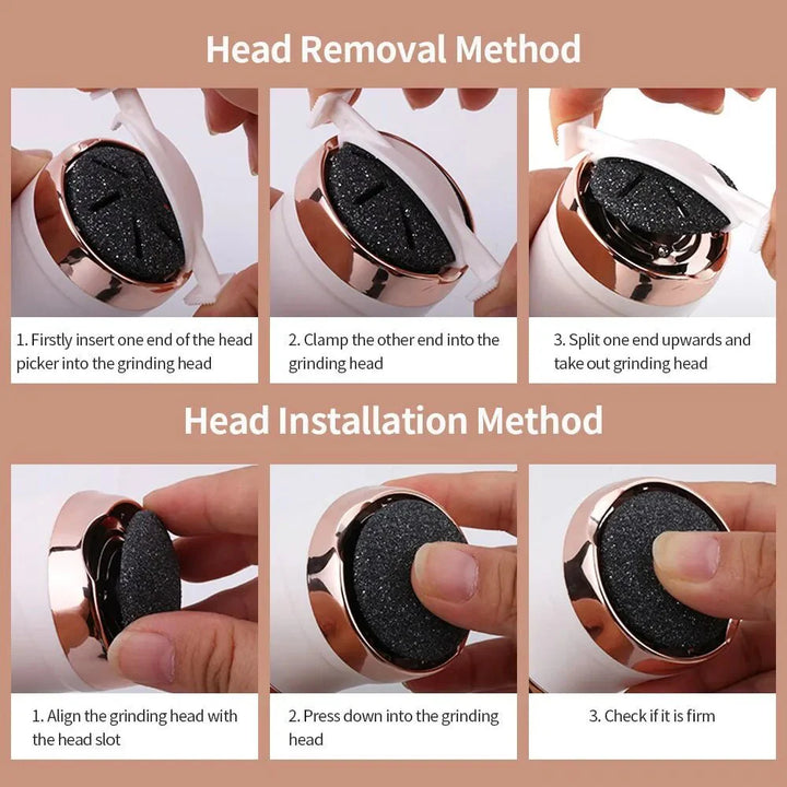 Lisslune | KallusCare – Rechargeable Callus Remover for Smooth & Silky Feet