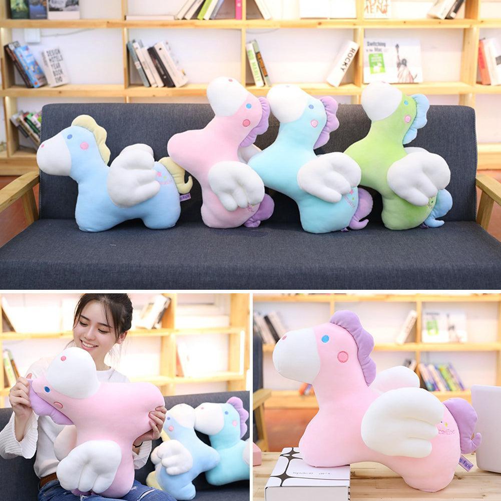 Lisslune | Shady Kawaii Flying Horse Plush Pillow - Perfect Gift and Home Decor for Kids