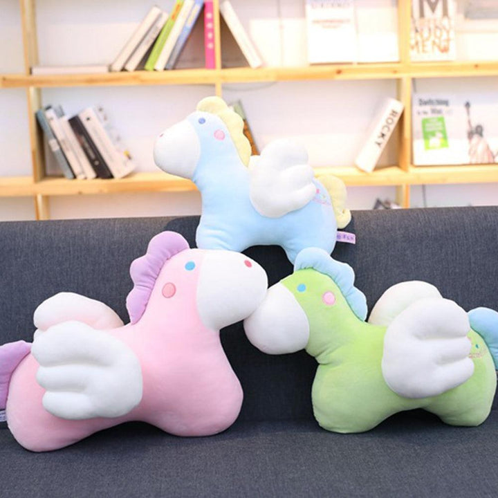 Lisslune | Shady Kawaii Flying Horse Plush Pillow - Perfect Gift and Home Decor for Kids