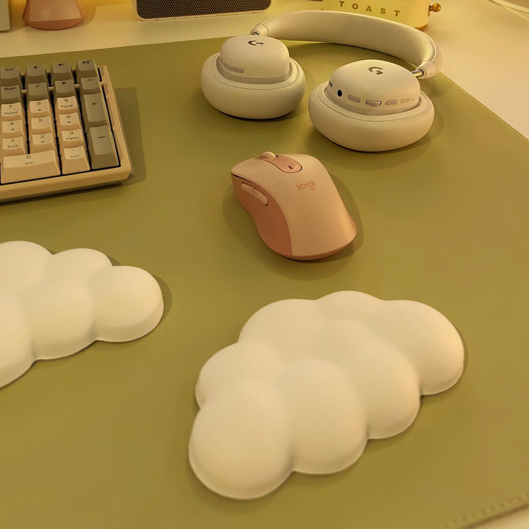 Lisslune | Cloud-shaped Keyboard & Mouse Wrist Rest