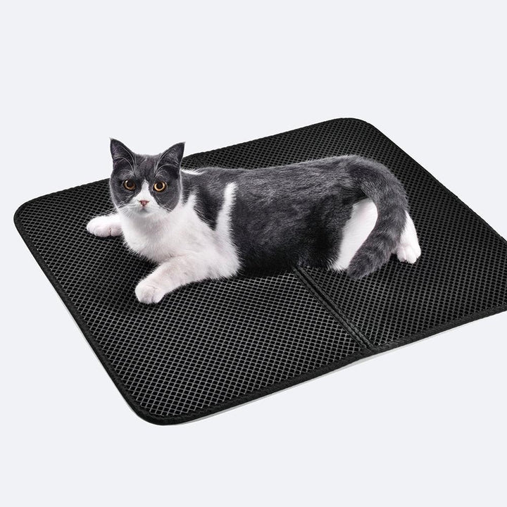 Lisslune | Litter Box Mat - Effortlessly Keep a Clean Home