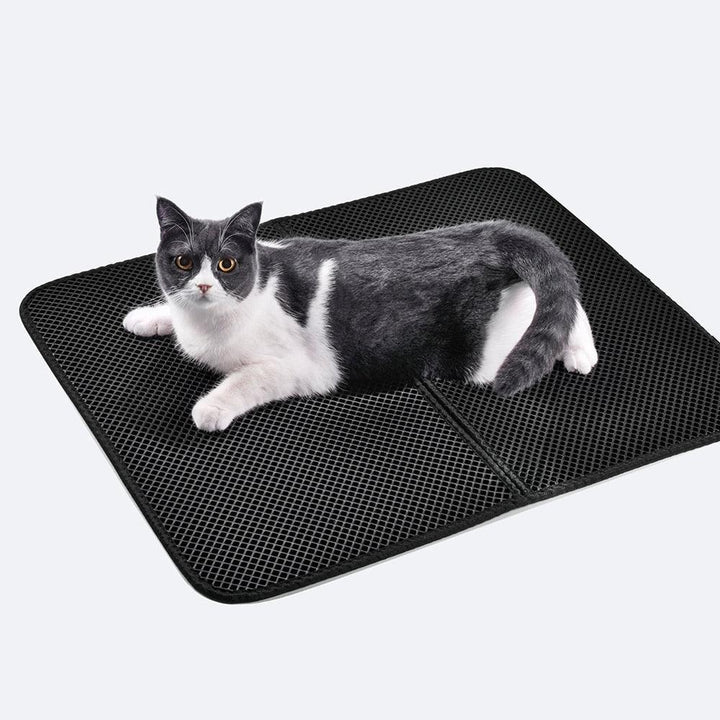 Lisslune | Litter Box Mat - Effortlessly Keep a Clean Home