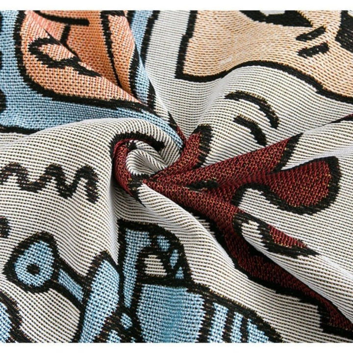 Lisslune | Keith Haring Jigsaw Throw Blanket