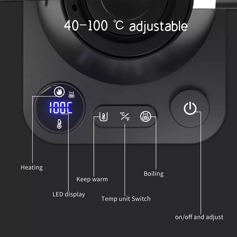 Lisslune | Smart Electric Gooseneck Kettle With Temperature Control