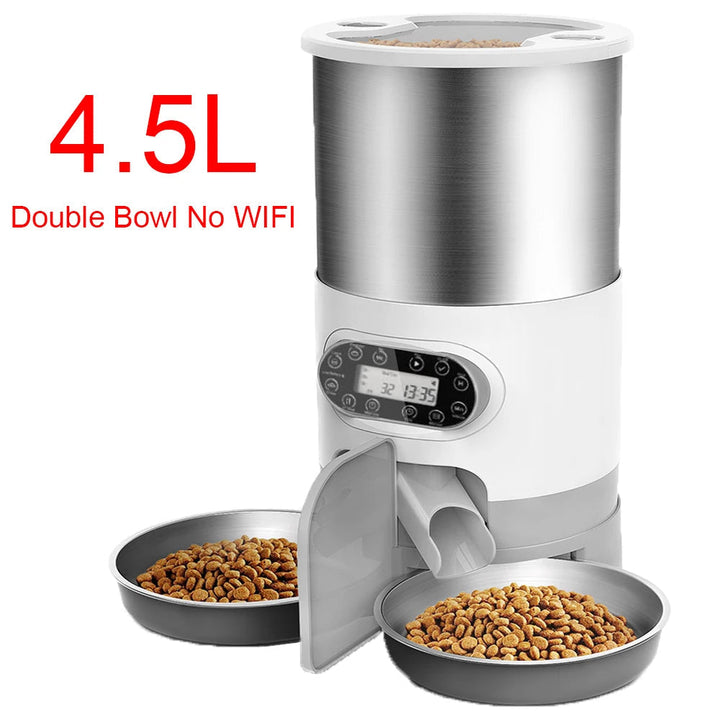 Lisslune | 2-Way Splitter Automatic Smart Pet Feeding Station