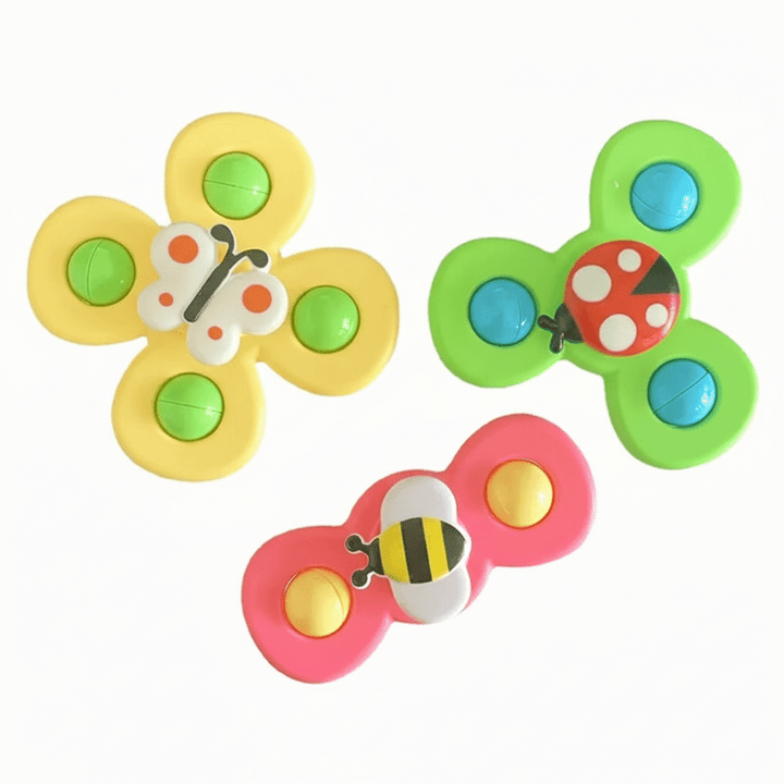Lisslune | Kiddova – Colorful Bath Fidget Spinner with Cute Insect Design