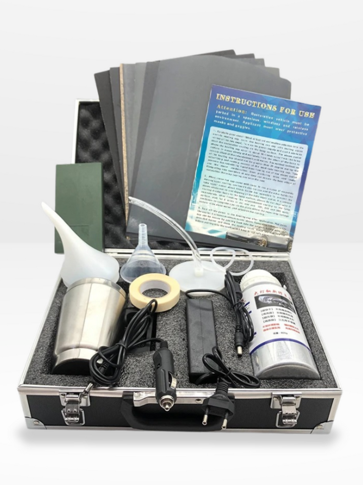 Lisslune | Headlight Restoration Kit | ClearVision | Car Headlight Repair & Polishing System