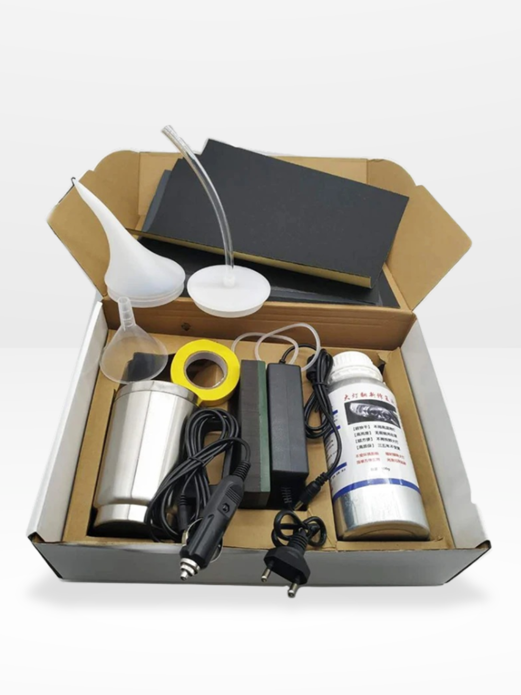 Lisslune | Headlight Restoration Kit | ClearVision | Car Headlight Repair & Polishing System