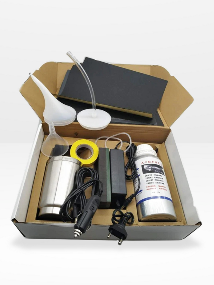 Lisslune | Headlight Restoration Kit | ClearVision | Car Headlight Repair & Polishing System