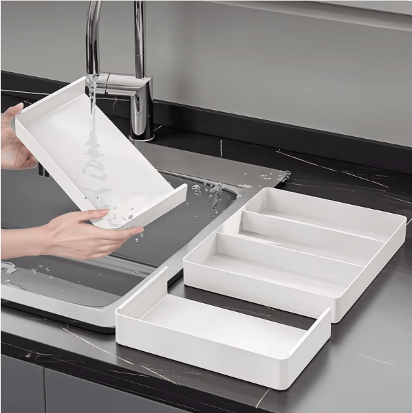 Lisslune | SpiceRoute Divider – Adjustable Drawer Insert for Spices and Small Helpers
