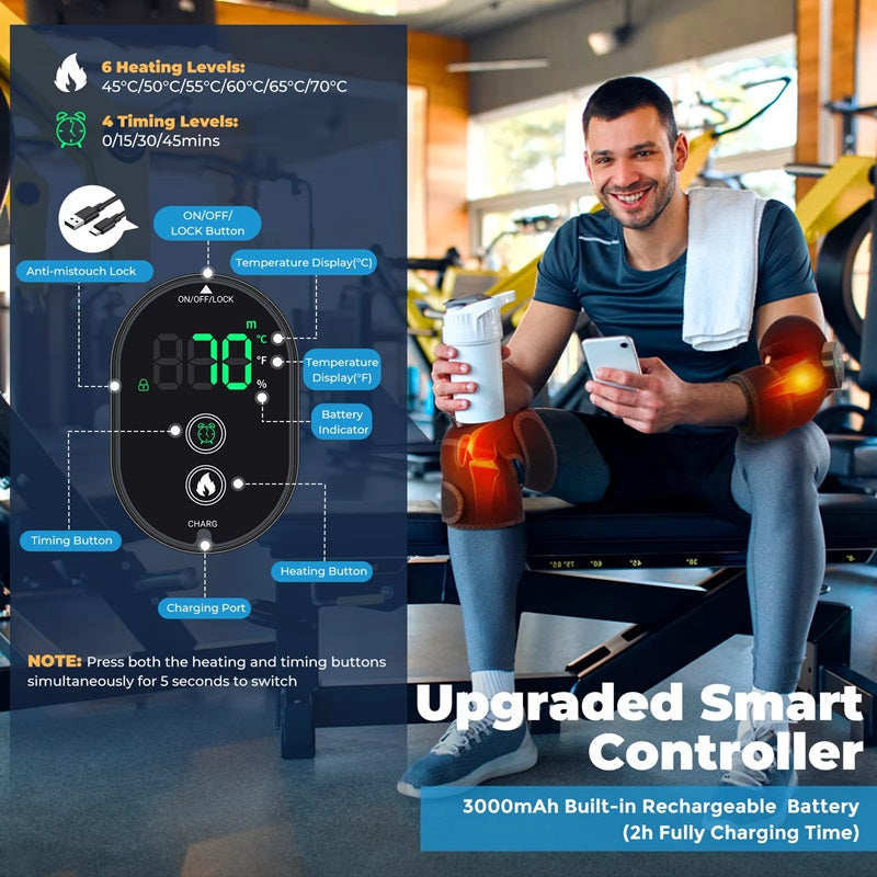 Lisslune | 3-in-1 Knee Heating Pad with Smart Temperature Control