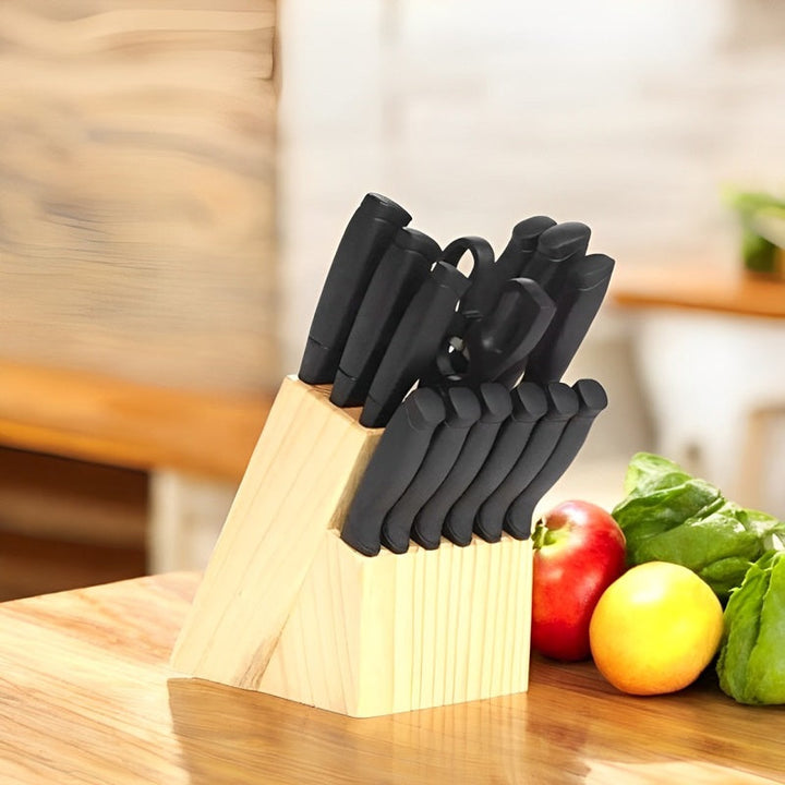 Lisslune | 22-Piece Premium Knife Set with Block