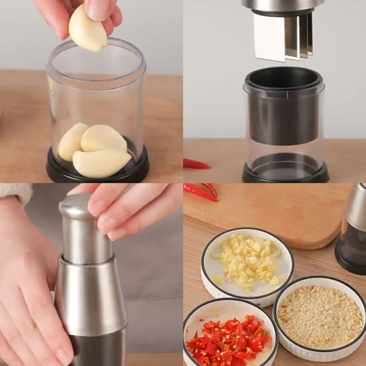 Lisslune | ChefChop Pro – Manual Stainless Steel Vegetable Chopper for Fast, Safe & Efficient Food Prep