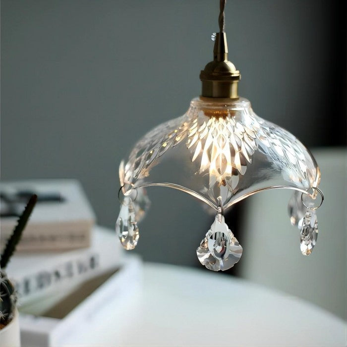 Lisslune | CrystalAura - Retro-inspired pendant light