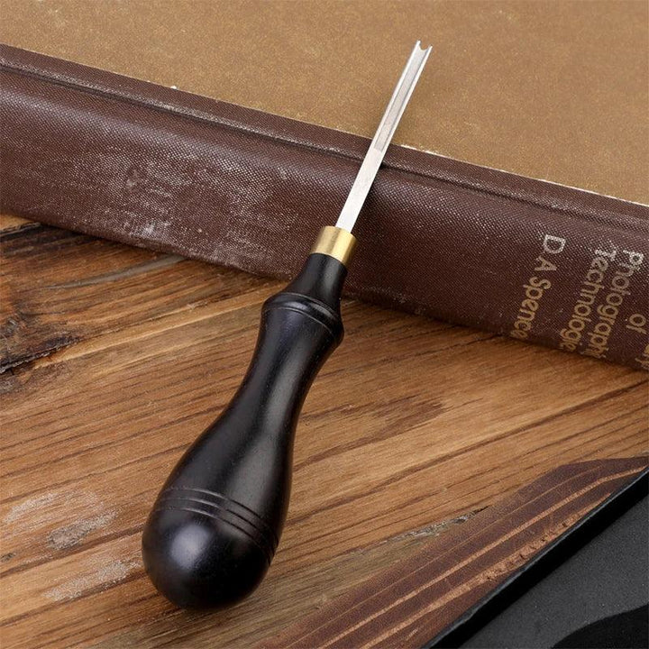 Lisslune | Precision Edge Beveling Tool Set for Leather Craft - Ergonomic Design for Perfect Finish