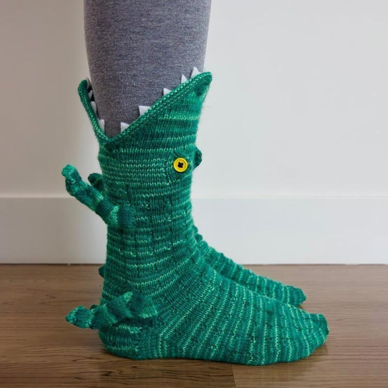 Lisslune | Funny knitted animal socks