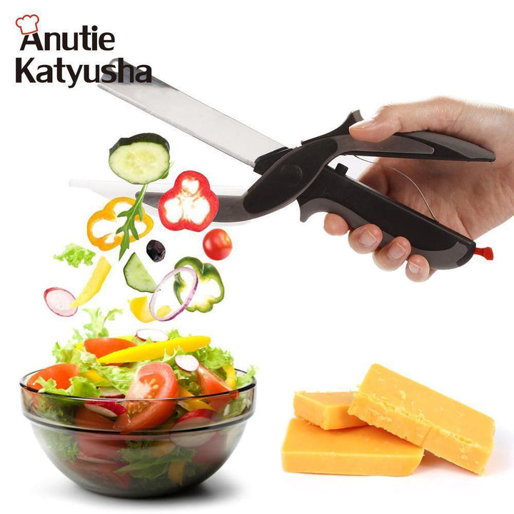 Lisslune | Clever Cutter - 2in1 Kitchen Cutter