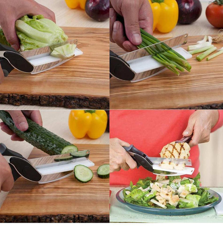 Lisslune | Clever Cutter - 2in1 Kitchen Cutter