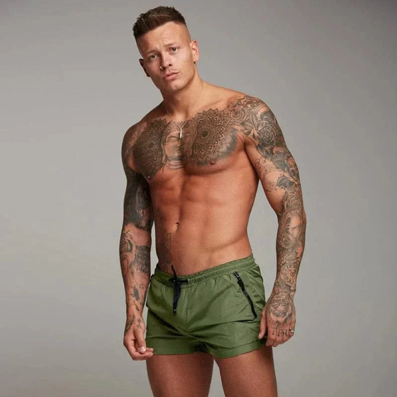 Lisslune | Short Swim Shorts for Men with Pocket