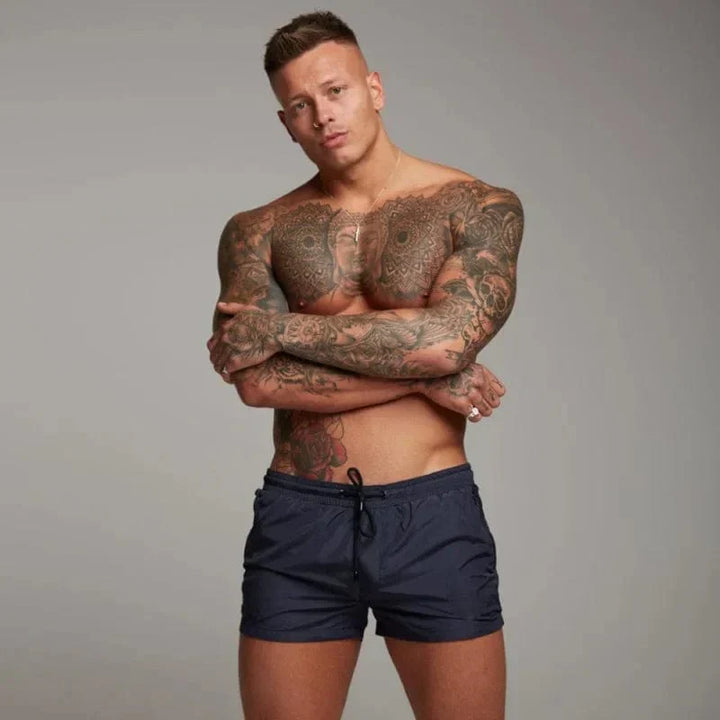 Lisslune | Short Swim Shorts for Men with Pocket
