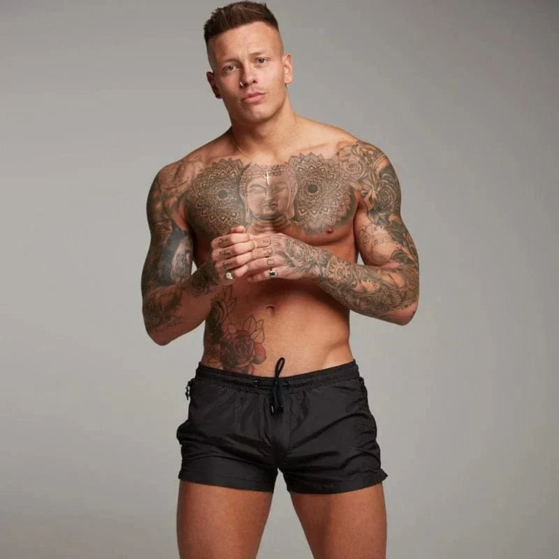 Lisslune | Short Swim Shorts for Men with Pocket