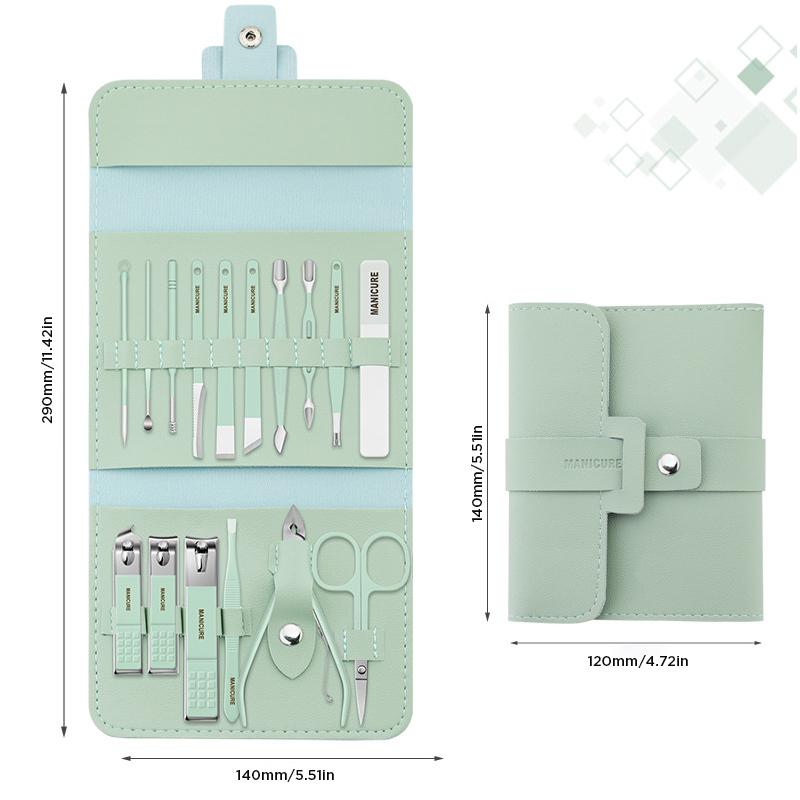 Lisslune | Nail clipper portable set (12/16 pieces)